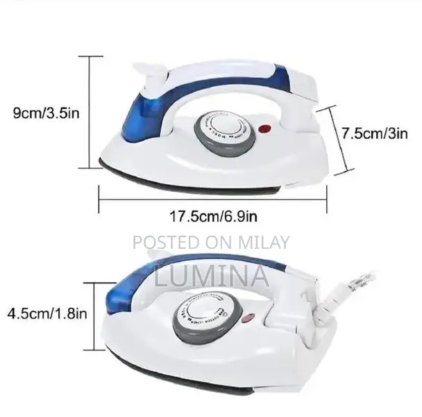 Portable Foldable Steam Iron - Compact Ceramic Design
