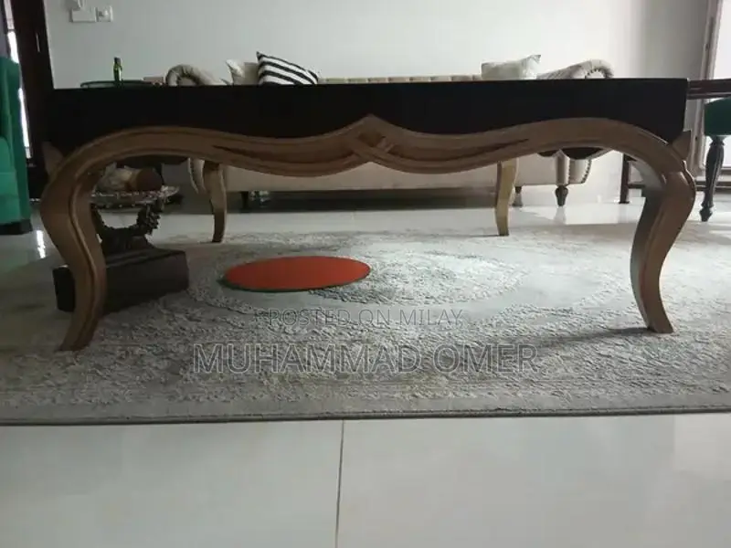 Square Wooden Table - Compact 3.5 Feet Width Furniture