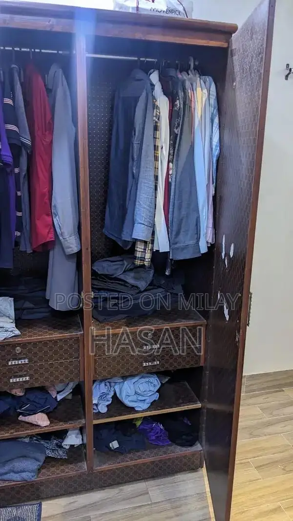 Spacious Laminate Wood 4-Drawer Wardrobe Storage Solution