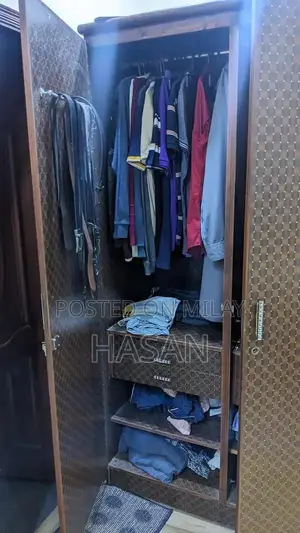 Spacious Laminate Wood 4-Drawer Wardrobe Storage Solution