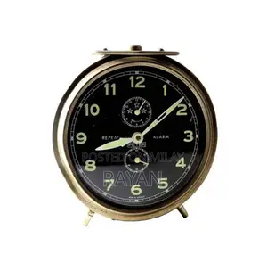 Vintage German Mechanical Desk Clock - Classic Timepiece