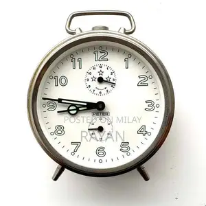 Vintage German Mechanical Desk Clock - Classic Timepiece