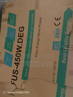 Photo - solar panals 450 watts Double glass brand new