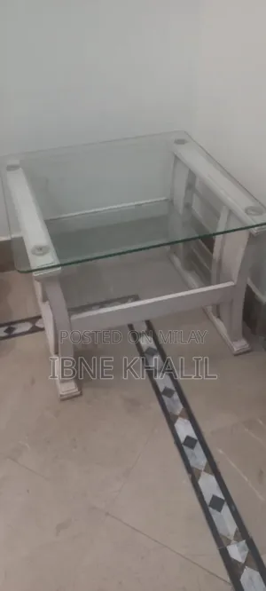 Photo - Wood Glass Table Center Table for Sale