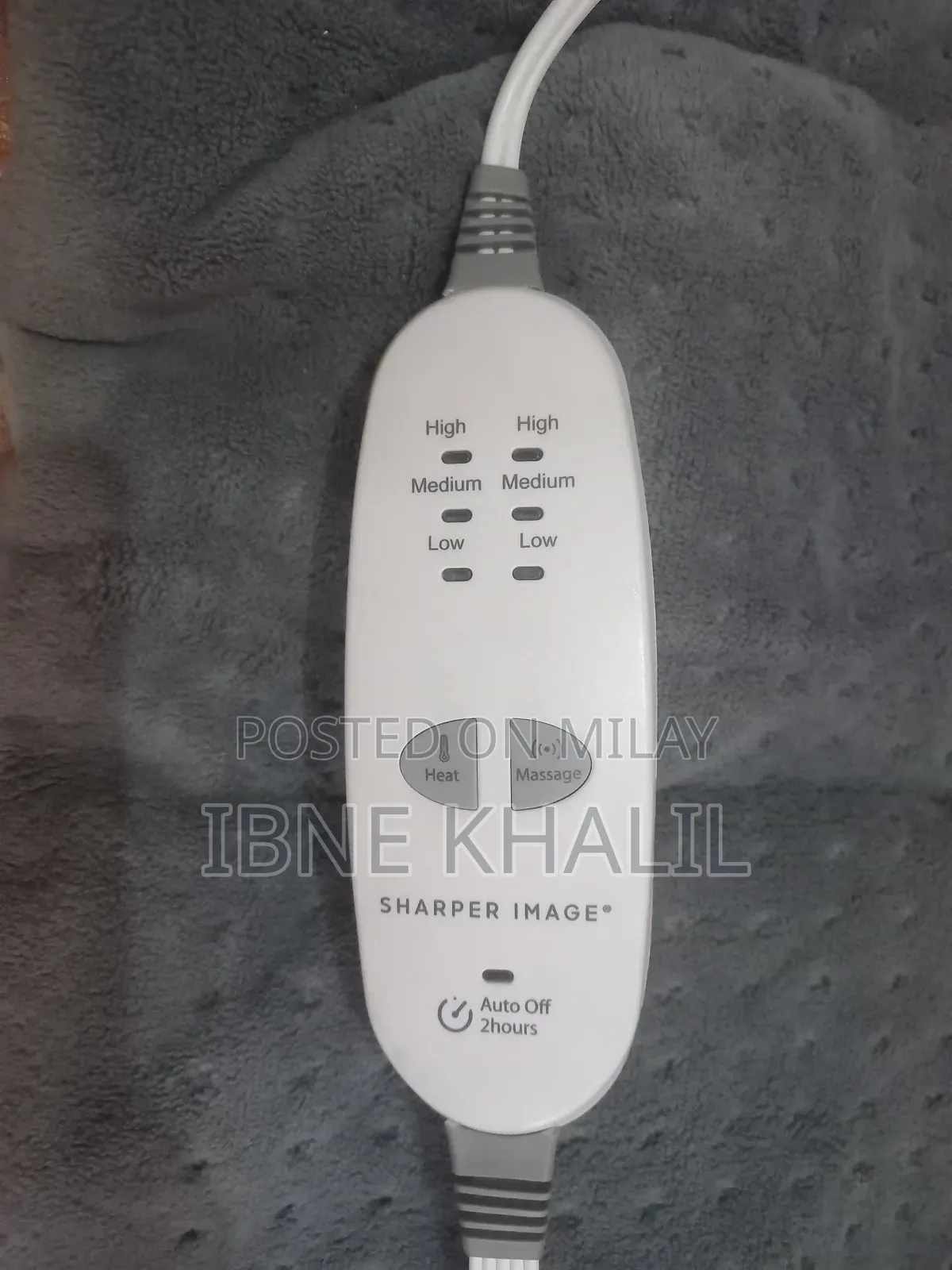 Physiotherapy Heat Massaging Weighted Heating Pad by Sharper Image