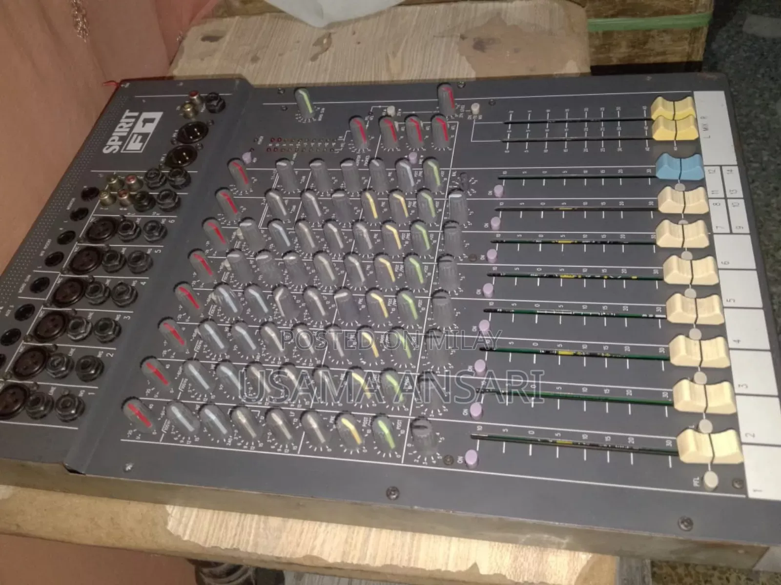 Soundcraft Consol Model Spirit F-1 8 Channel for Sale