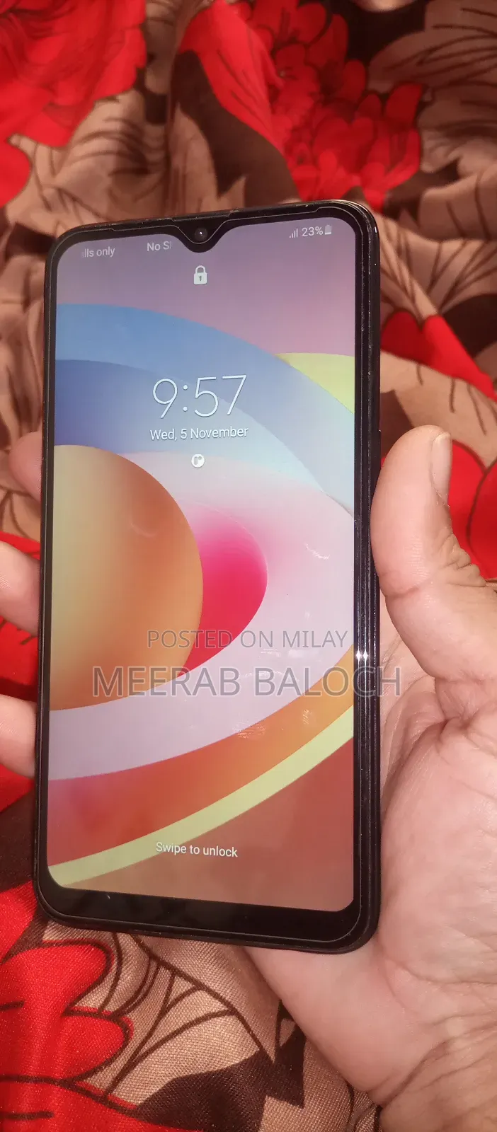 New Samsung A10 32 GB Black