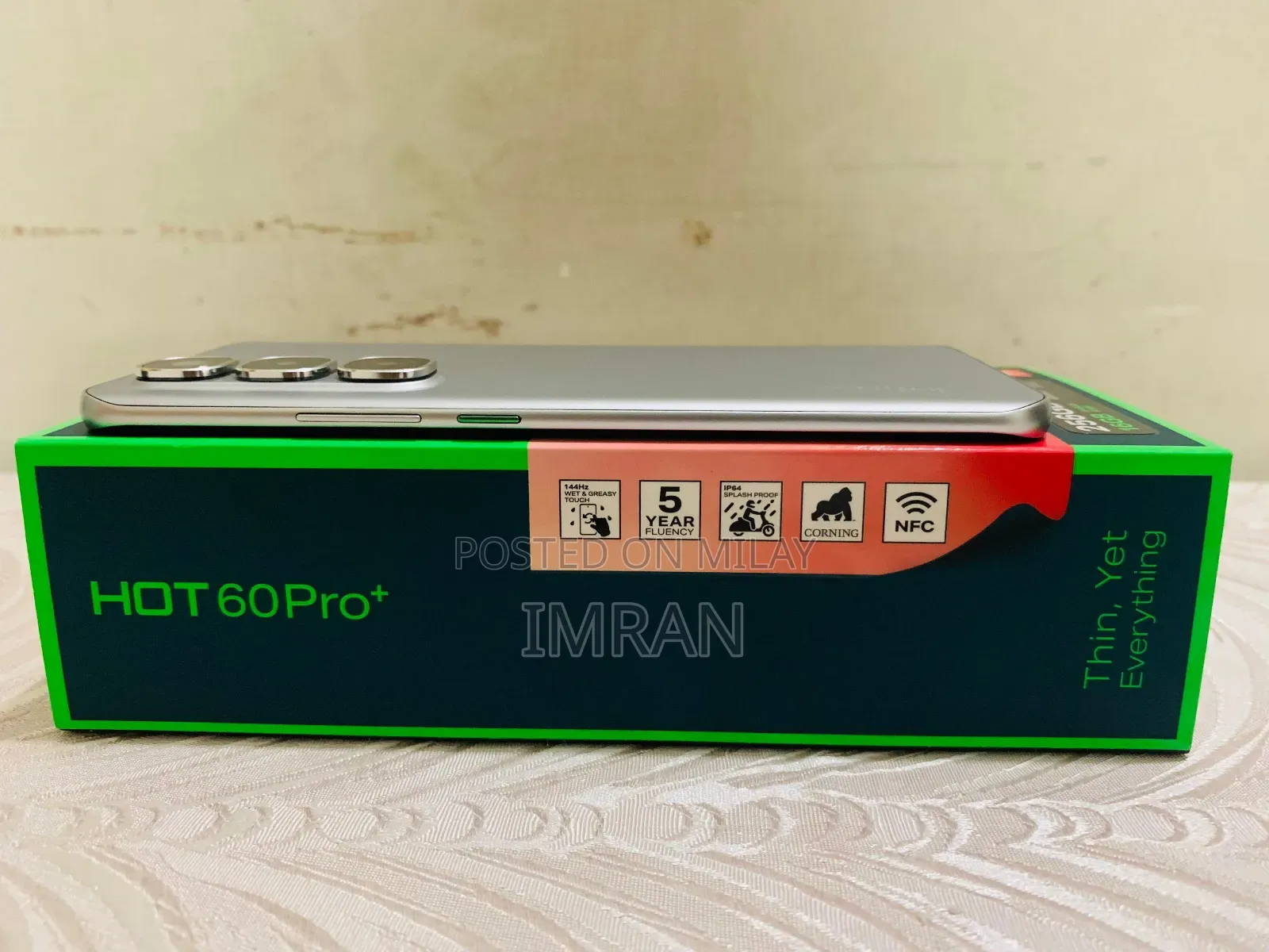 New Infinix Hot 60 Pro+ 128 GB Silver