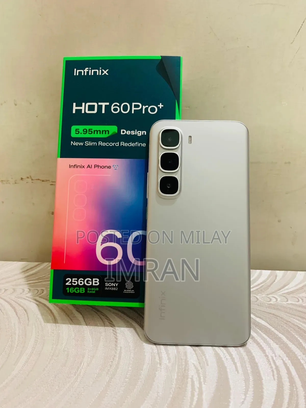 New Infinix Hot 60 Pro+ 128 GB Silver