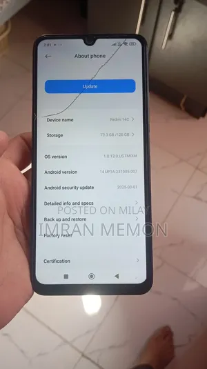 Xiaomi Redmi 14C 128 GB Black