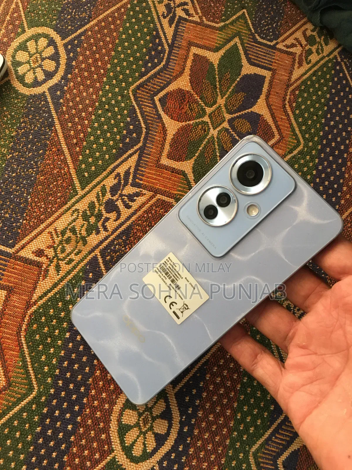 New Oppo Reno11 F 256 GB Blue