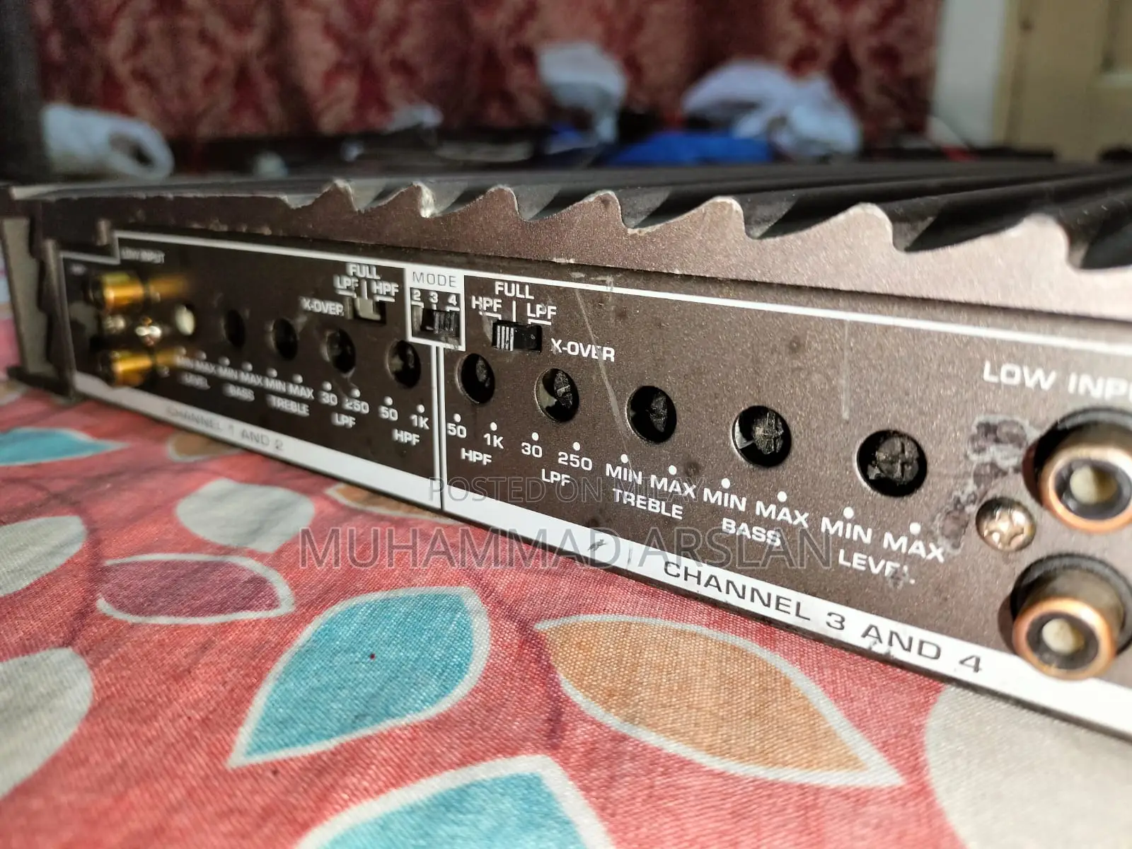 DHD NTX-2009 Made in Korea 4 Channel Car Amplifier 2 Woofer Supported