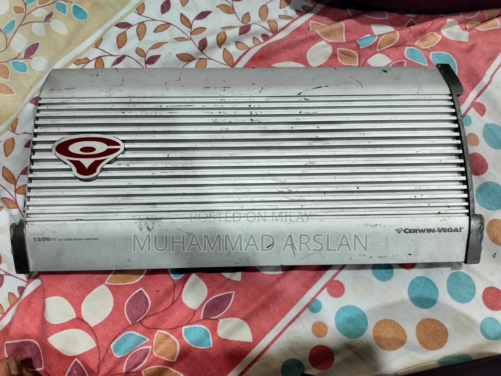 Cerwin Vega Exl-1200dmono Block Car Amplifier Made in Usa 1 Ohm Stable