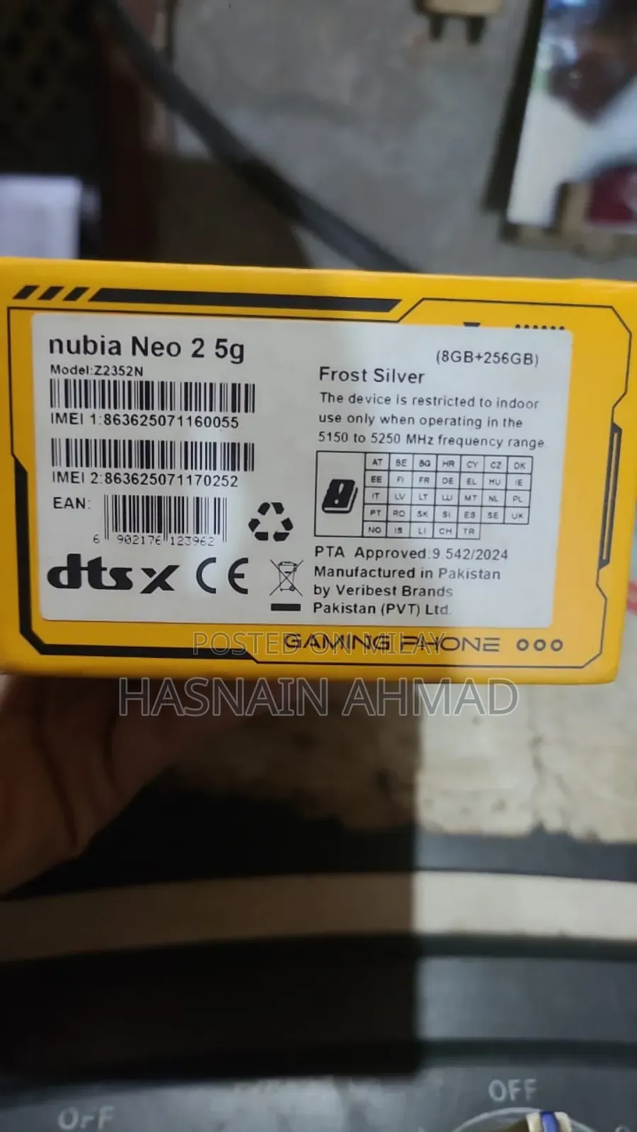 New ZTE nubia Neo 256 GB Silver