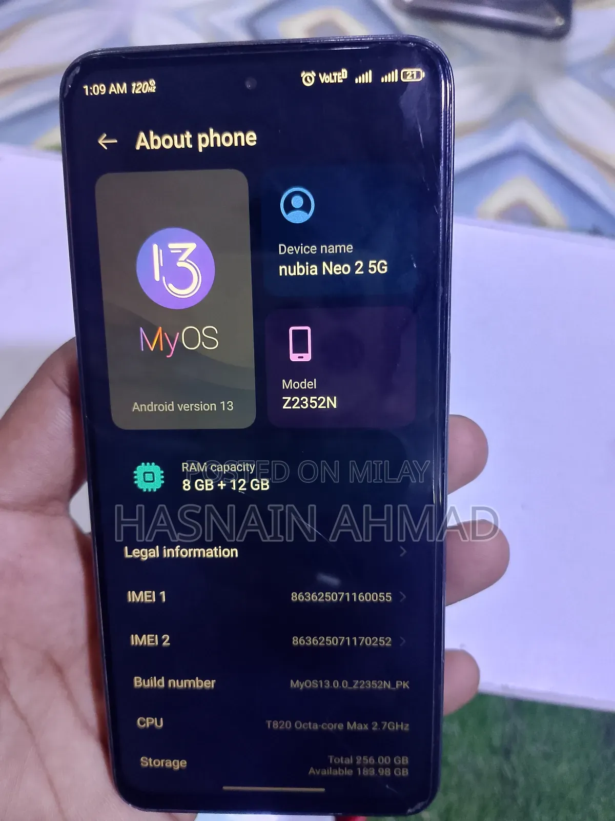 New ZTE nubia Neo 256 GB Silver