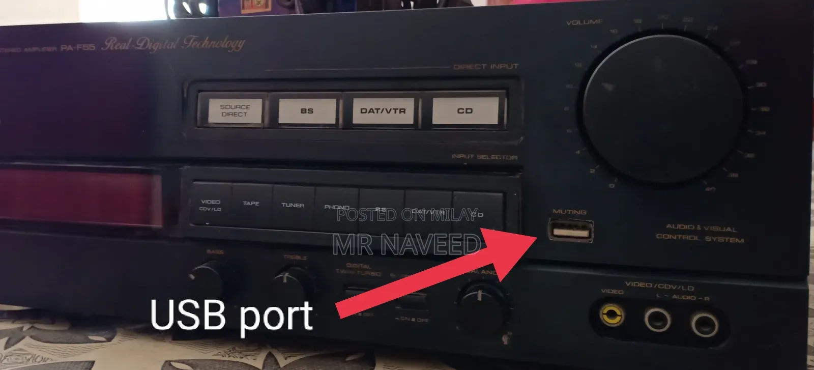 Onkyo Amplifier With 110v Power Supply