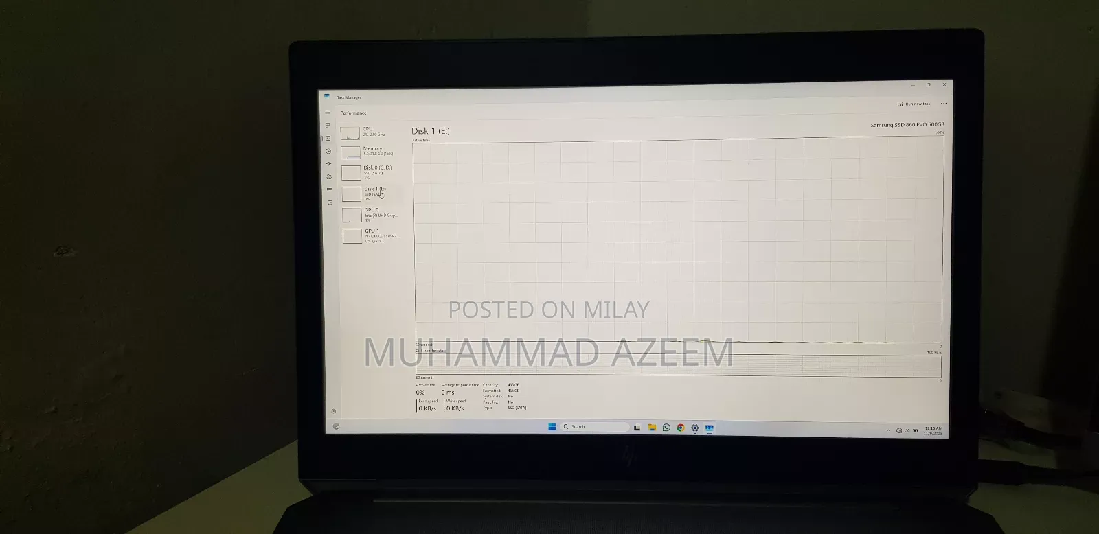 Laptop HP ZBook 15 G5 32GB Intel Core I7 SSD 512GB