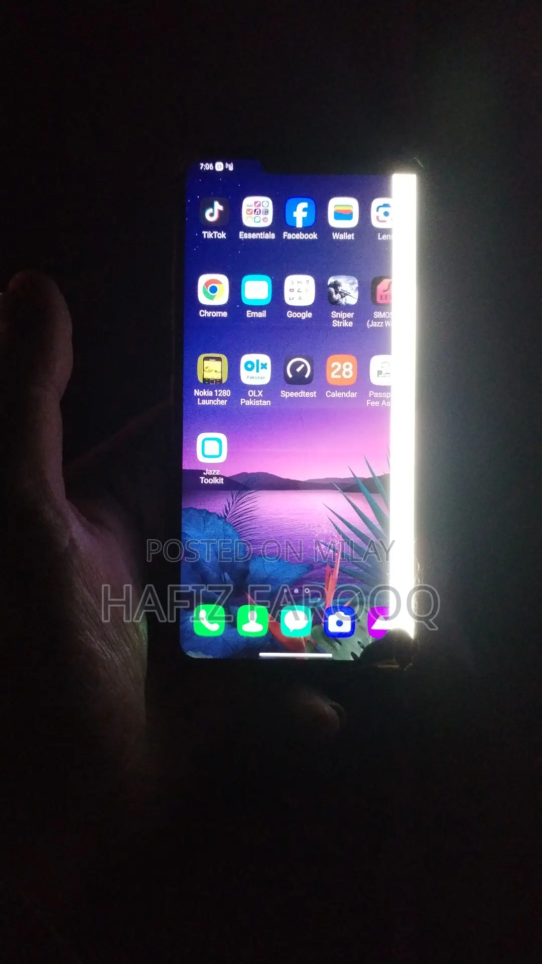 LG G8 Thinq 128 GB Silver