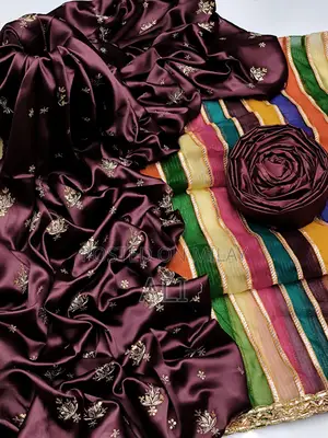 Photo - Shamooz Silk Unstitched Dress