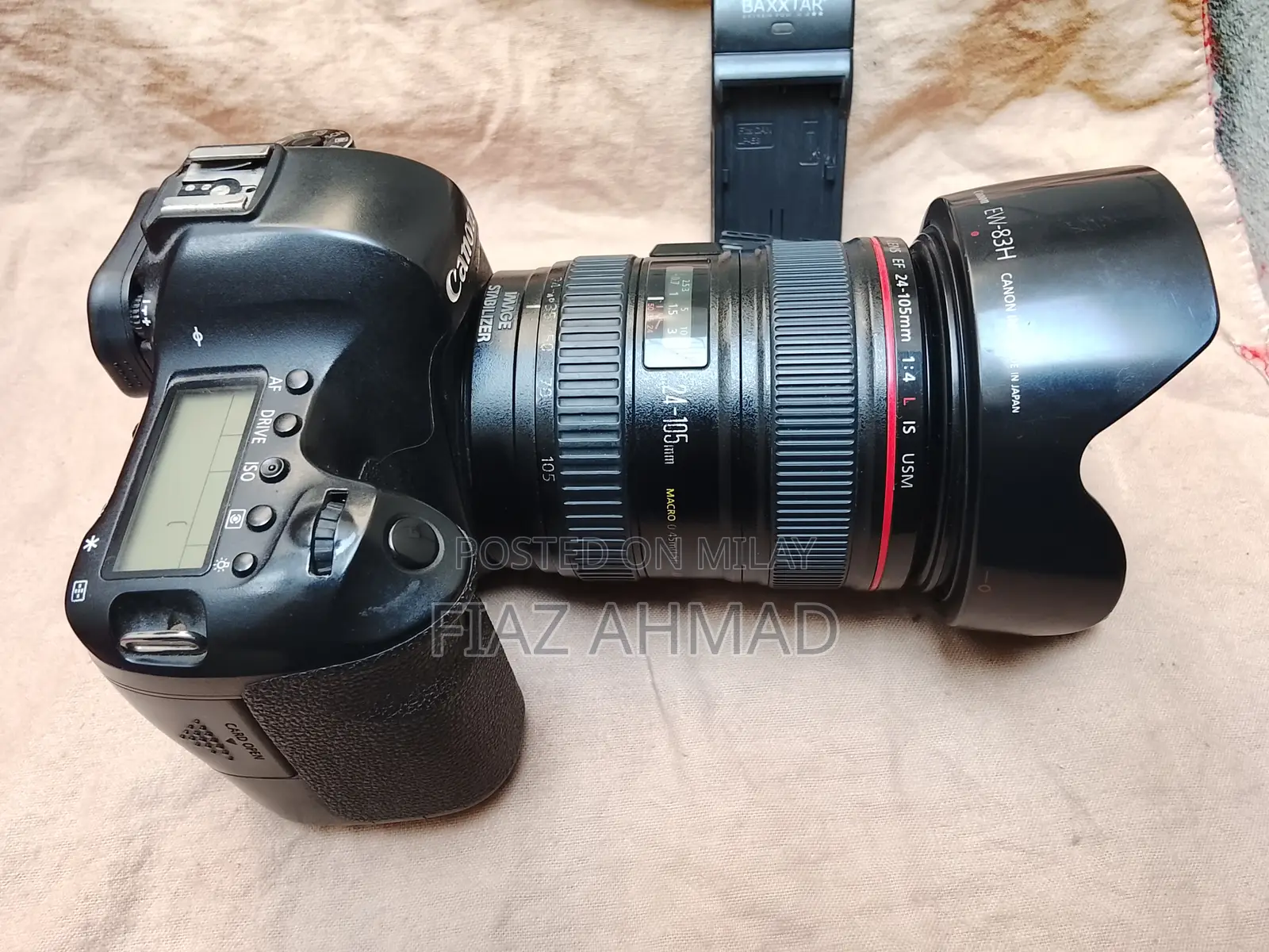 Canon 6d With 24x105bettry Charger Strip Good Condition