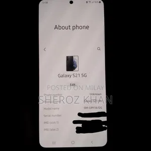 Photo - Samsung Galaxy S21 5G 128 GB Black