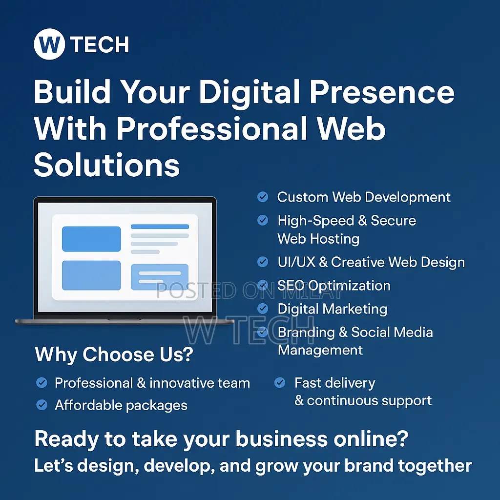 Build Your Digital Presence With Professional Web Solutions