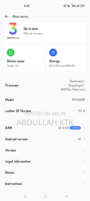 Realme X3 128 GB White