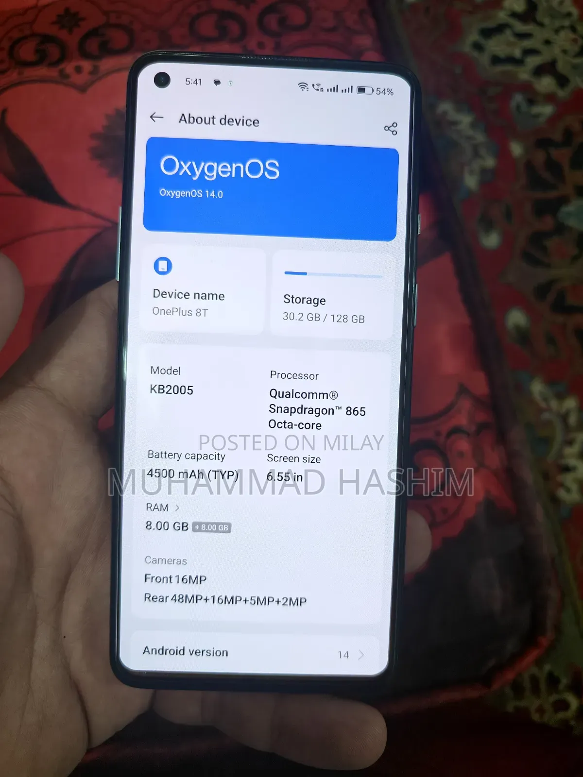 OnePlus 8T 128 GB Blue