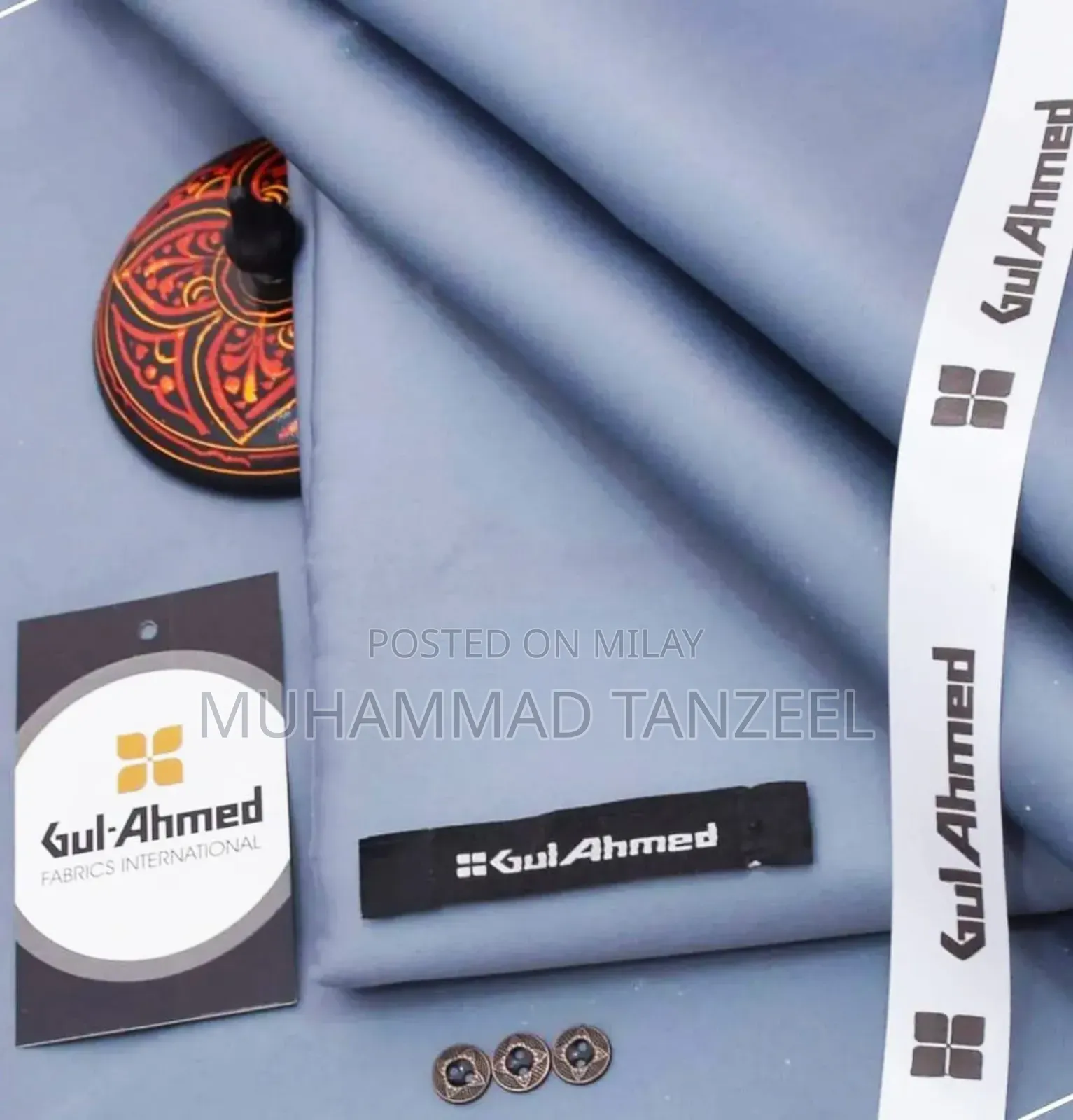 Men's Unstitched Cotton Satin Suit - Variety of Colours for You