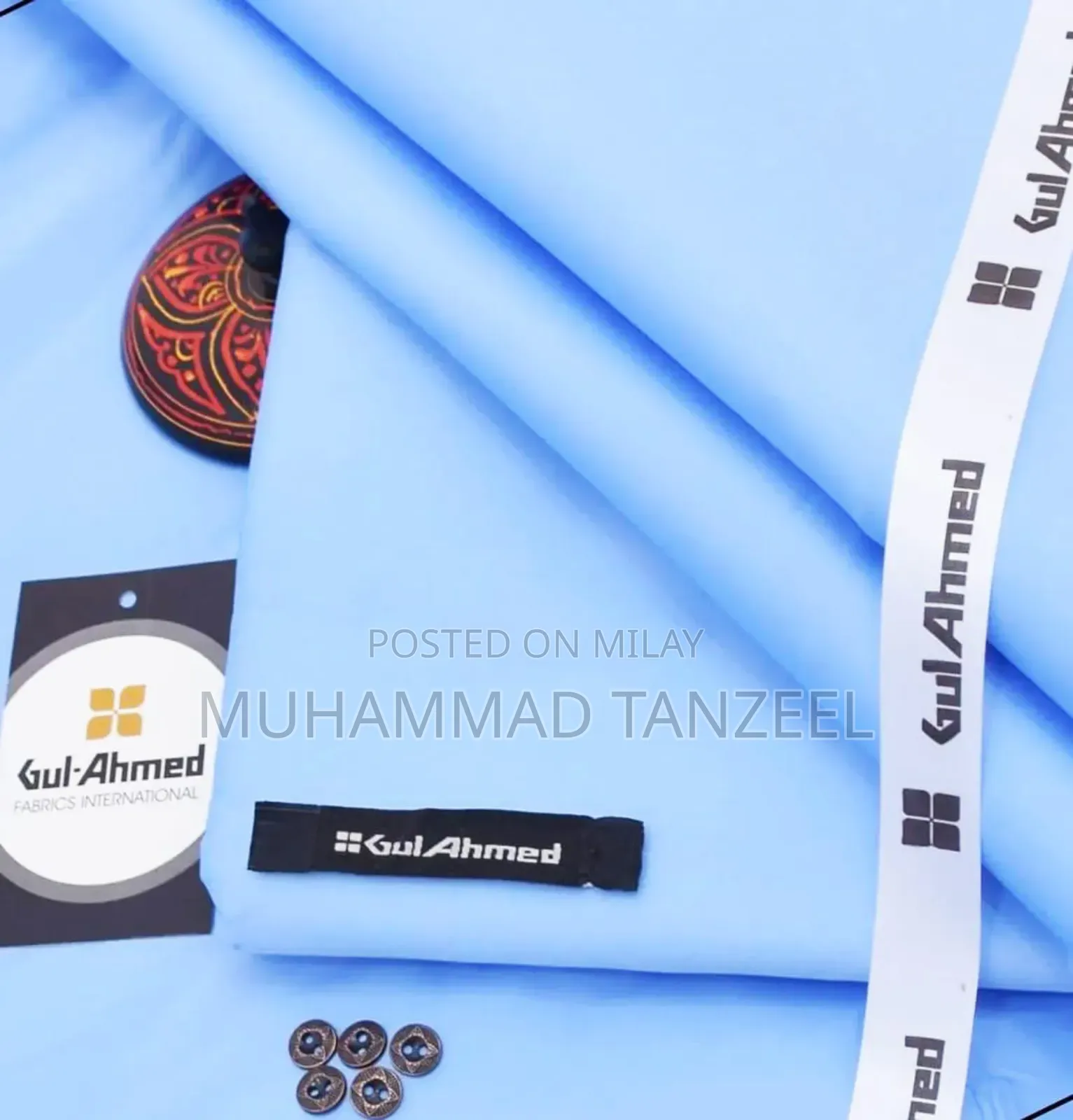 Men's Unstitched Cotton Satin Suit - Variety of Colours for You