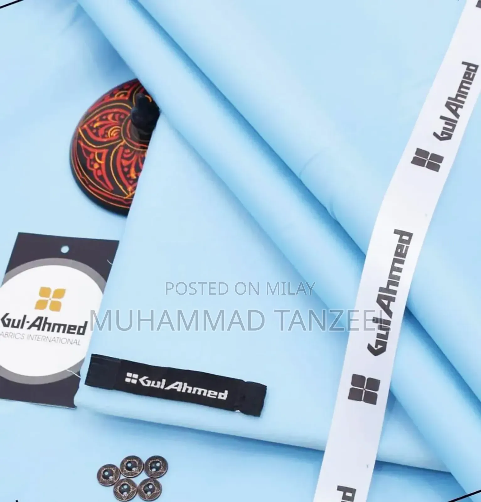 Men's Unstitched Cotton Satin Suit - Variety of Colours for You