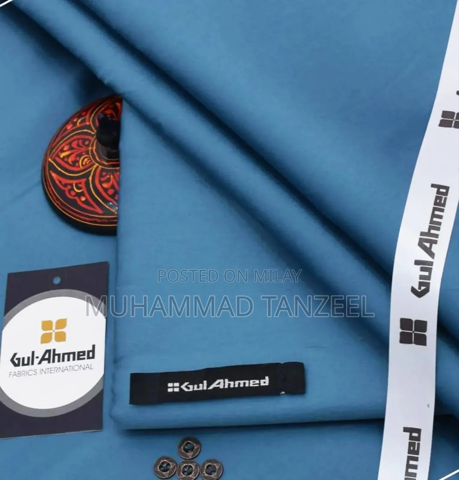 Men's Unstitched Cotton Satin Suit - Variety of Colours for You