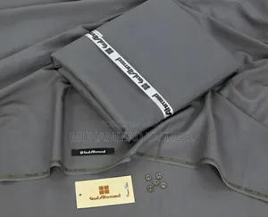 Photo - Men's Unstitched Wash and Wear Plain Suit