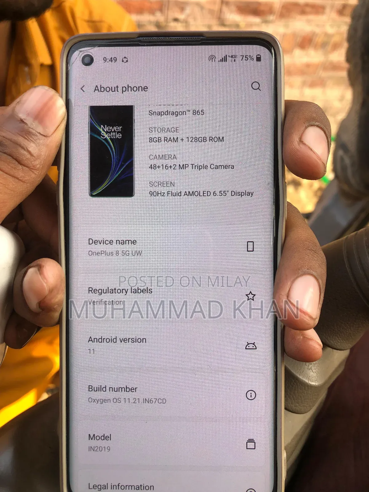 OnePlus 8 128 GB Blue