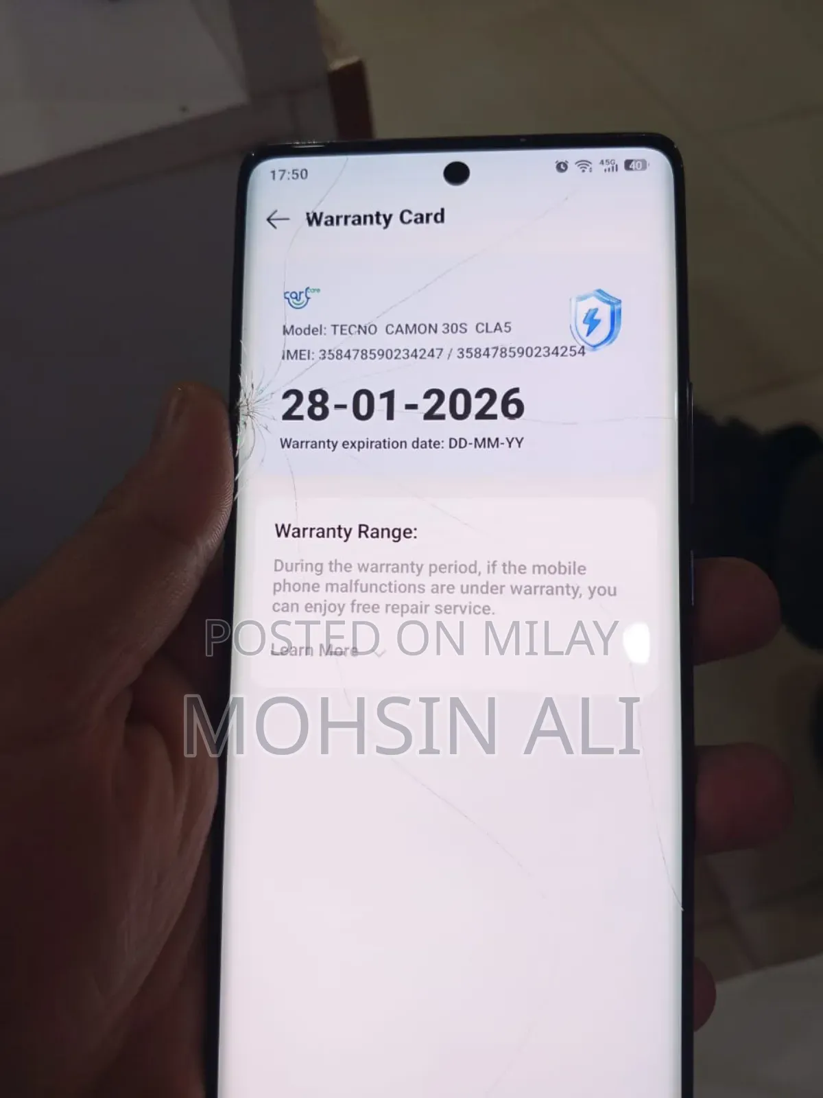 Tecno Camon 30S 256 GB Black