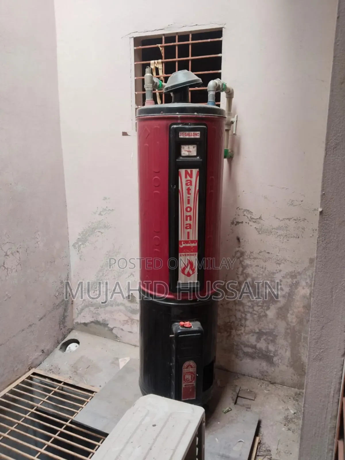 Geaser 35 Gallon on Gas Connection