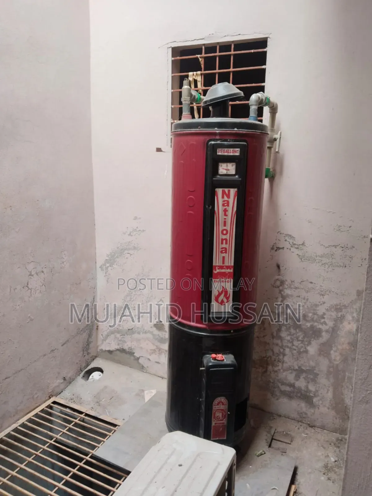 Geaser 35 Gallon on Gas Connection