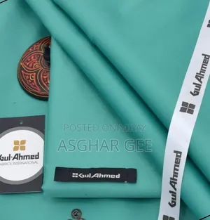 Photo - Men’S Unstitched Cotton Sotton Plain Suit