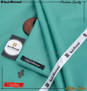 Men’S Unstitched Cotton Sotton Plain Suit