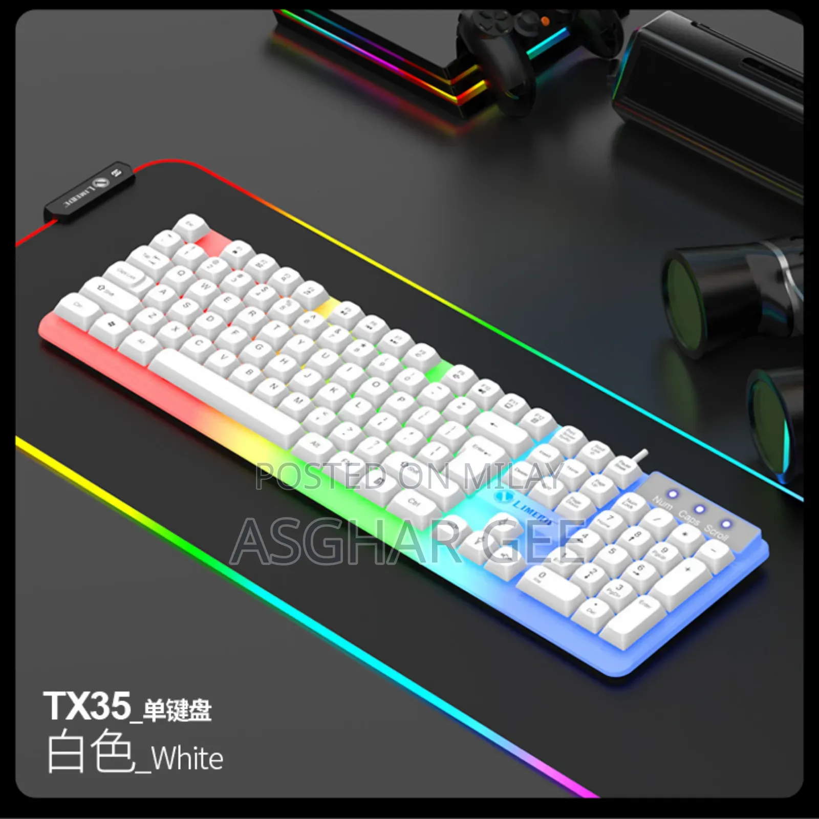 Li Magnesium Gtx350 Luminous Keyboard and Mouse Set