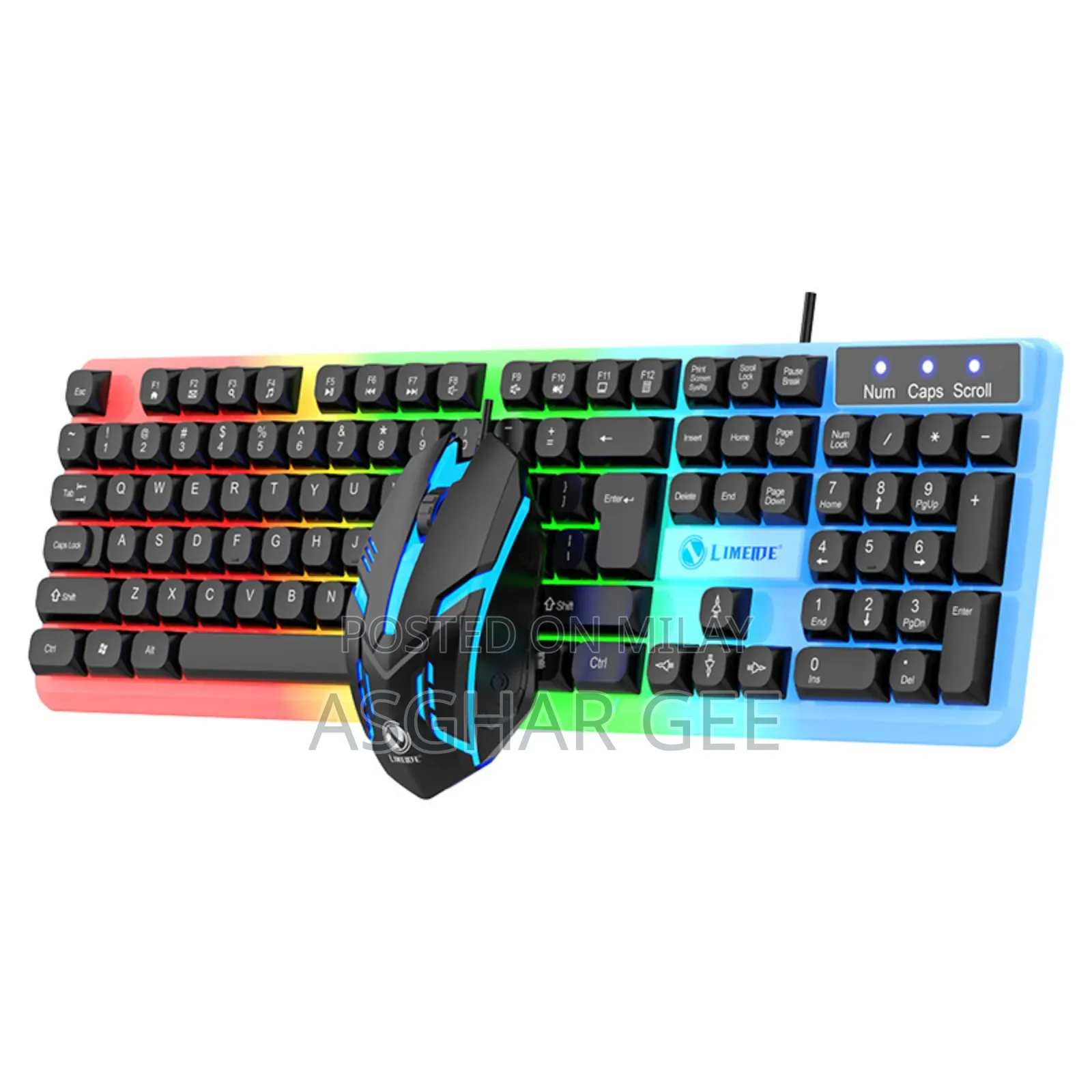 Li Magnesium Gtx350 Luminous Keyboard and Mouse Set