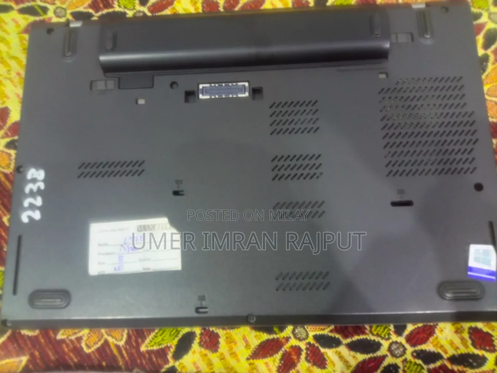 Laptop Lenovo ThinkPad L470 8GB Intel Core I3 SSD 128GB