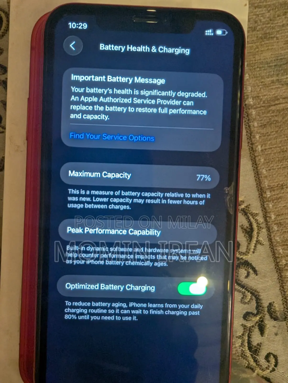 Apple iPhone 11 64 GB Red