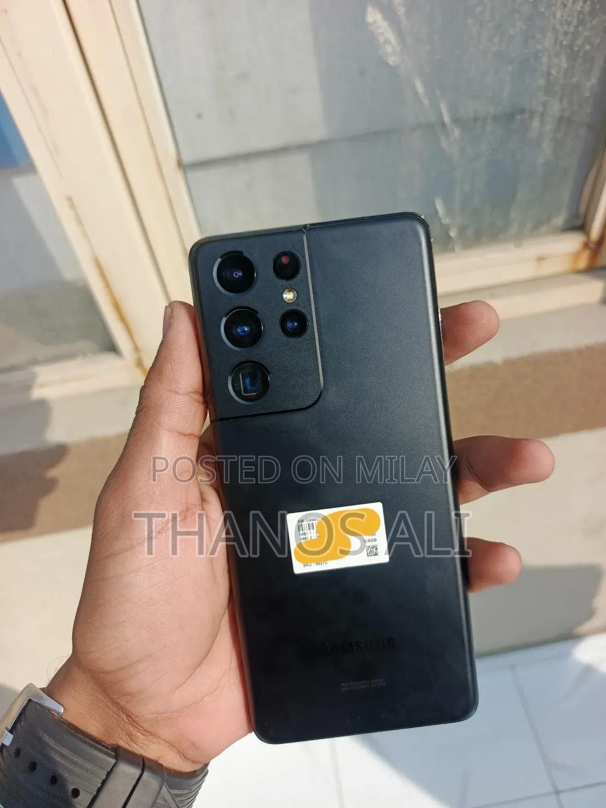 Samsung Galaxy S21 Ultra 5G 128 GB Black