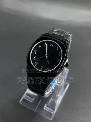 Premium Metal Black Dial Watch