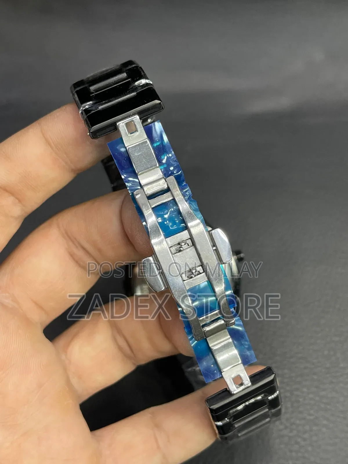 Premium Metal Black Dial Watch