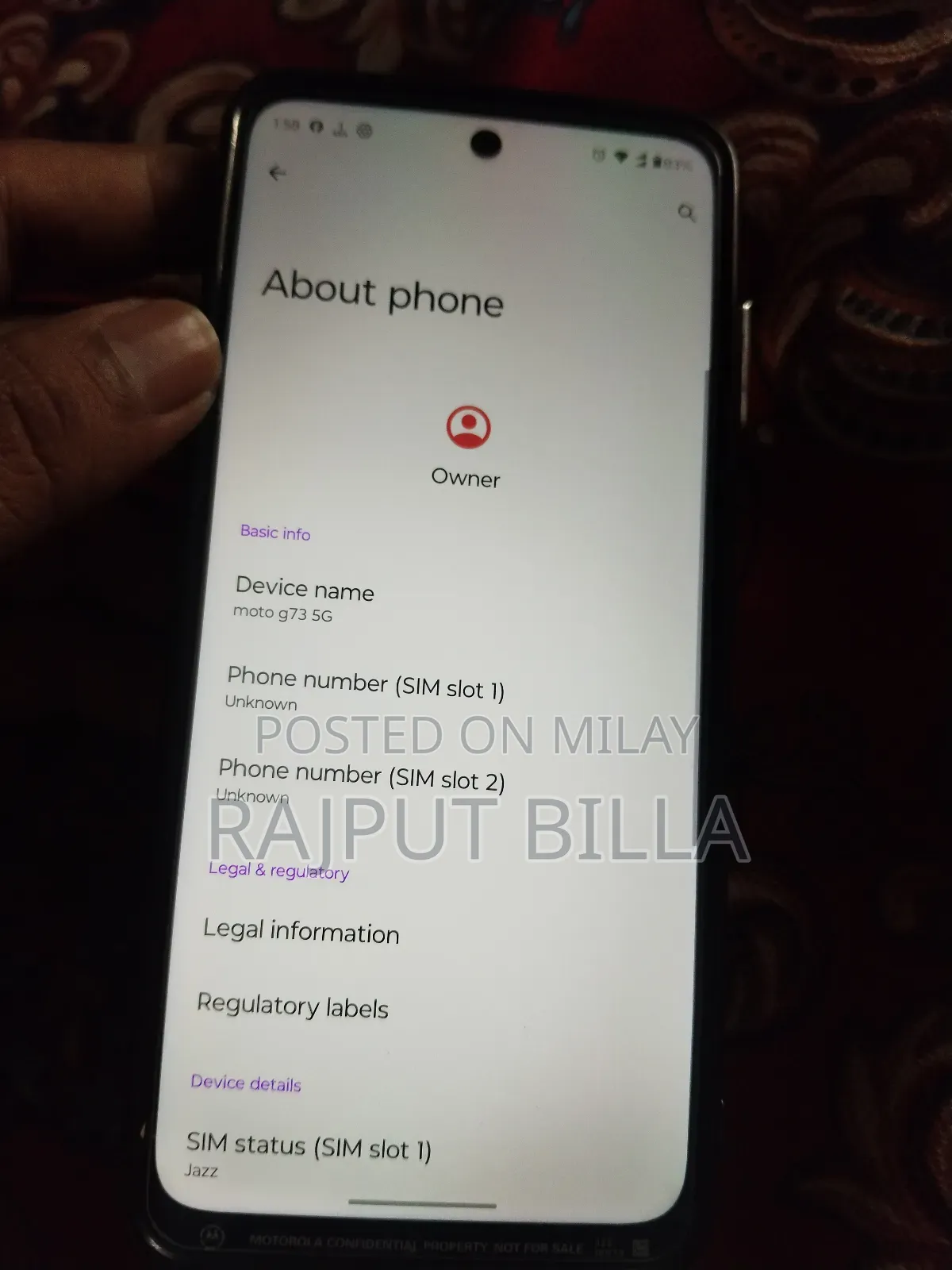 New Motorola Moto G73 128 GB White