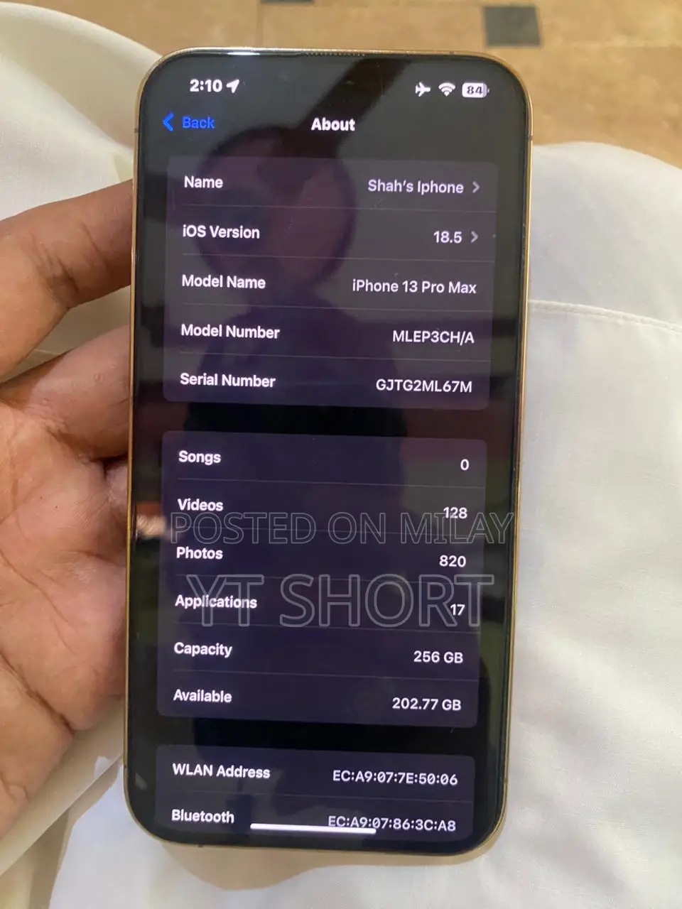 New Apple iPhone 13 Pro Max 256 GB Gold