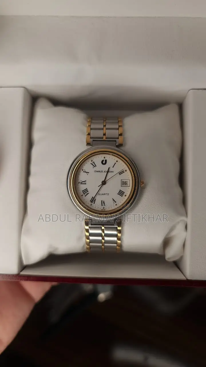 Charles Jourdan 154-3063 Vintage Watch Stainless Steel Water Resistant