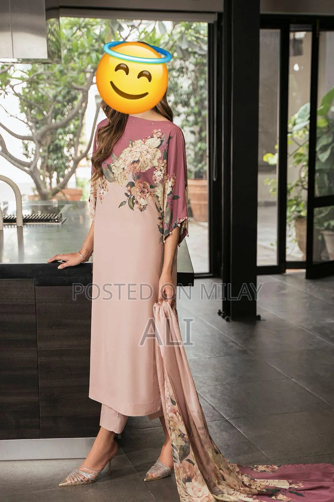 Shamooz Silk Unstitched Dress